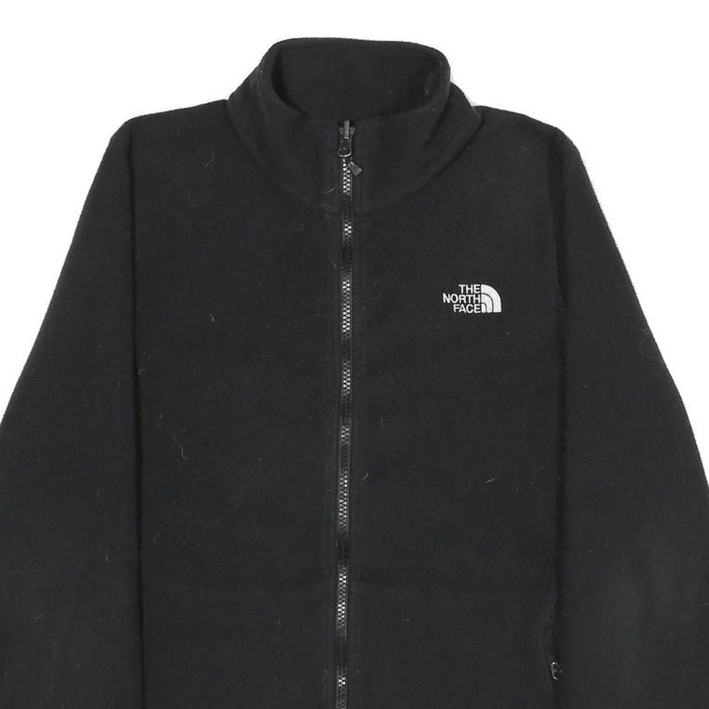 THE NORTH FACE Womens Black Jacket M Polyester Fleece Zip Outdoor Winter