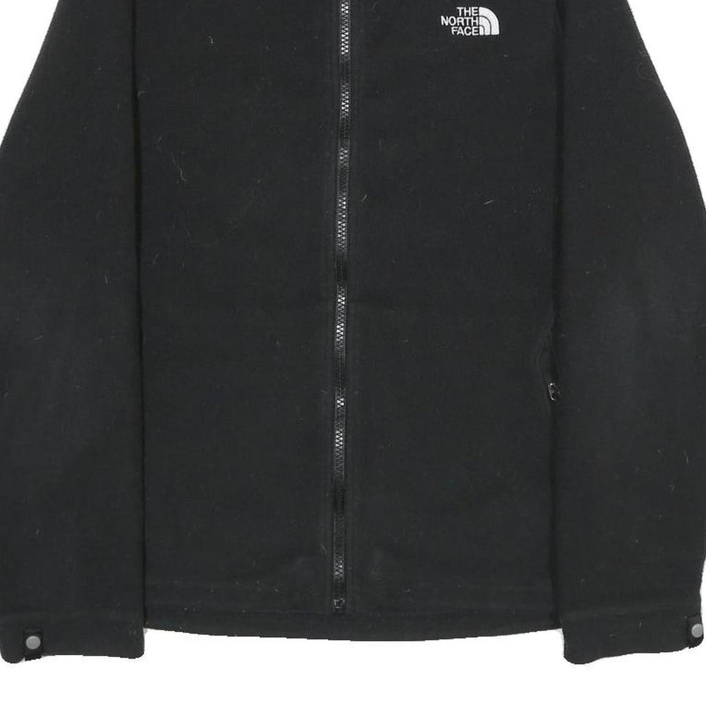 THE NORTH FACE Womens Black Jacket M Polyester Fleece Zip Outdoor Winter