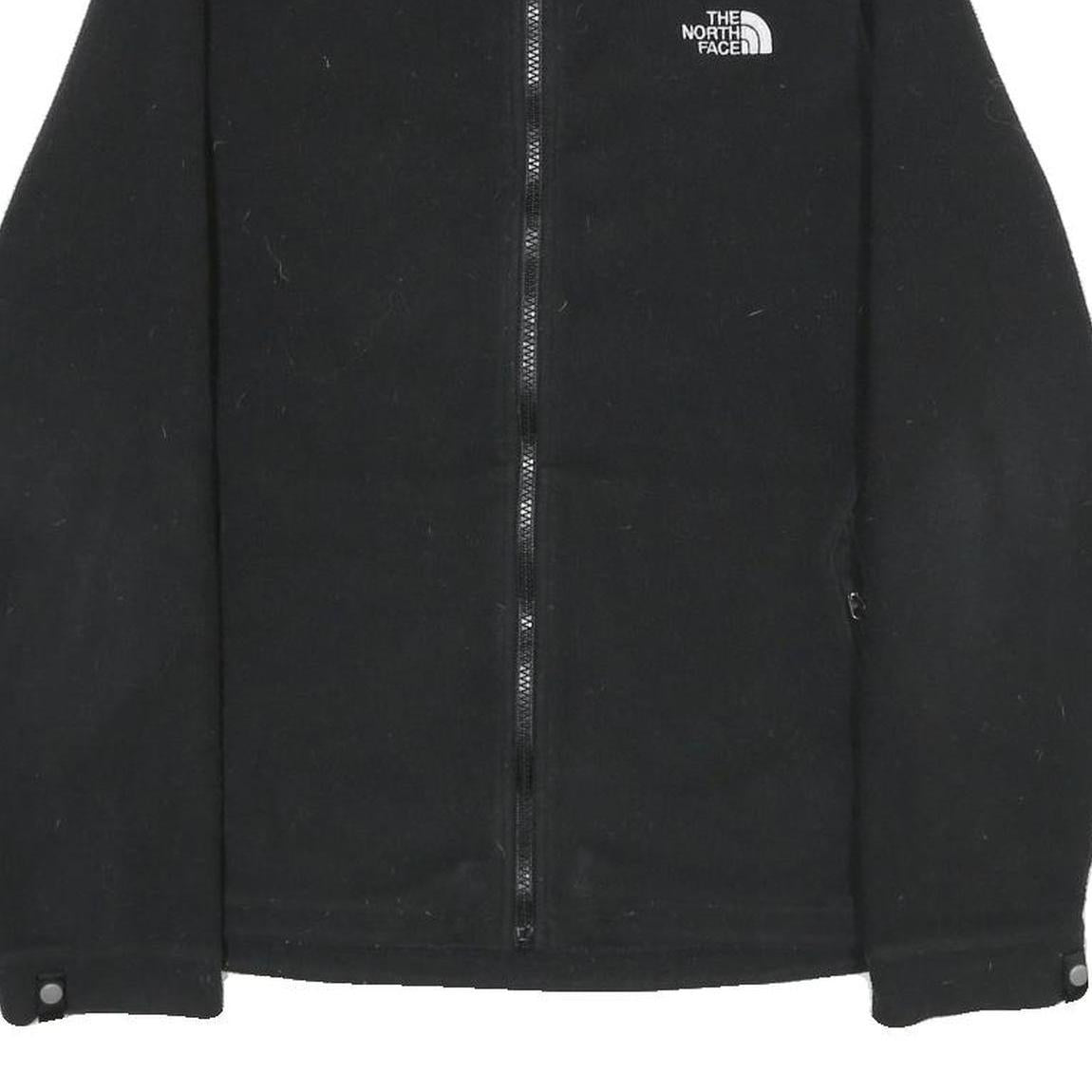 THE NORTH FACE Womens Black Jacket M Polyester Fleece Zip Outdoor Winter