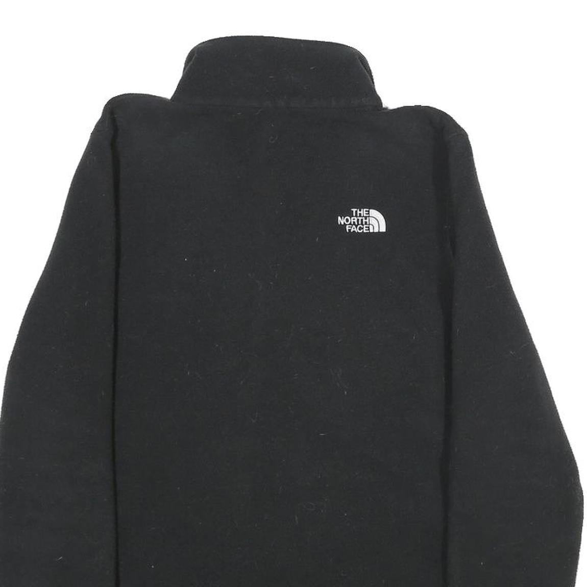 THE NORTH FACE Womens Black Jacket M Polyester Fleece Zip Outdoor Winter
