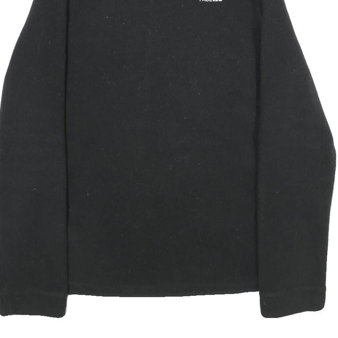 THE NORTH FACE Womens Black Jacket M Polyester Fleece Zip Outdoor Winter