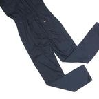 DICKIES Womens Navy Blue Polyester Blend Dungarees Regular Fit XS W28 L30