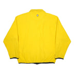 CHAPS RALPH LAUREN Mens Yellow Zip Jacket 2XL Polyester Plain Casual Warm