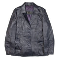 LEONARDO'S Womens Blazer Jacket Blue M