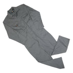 DICKIES Mens Grey Cotton Blend Dungarees Regular Fit S W32 L28 Workwear Utility