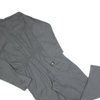 DICKIES Mens Grey Cotton Blend Dungarees Regular Fit S W32 L28 Workwear Utility