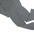 DICKIES Mens Grey Cotton Blend Dungarees Regular Fit S W32 L28 Workwear Utility