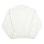 FASHIONBAR Womens White Jacket L Polyester Plain Relaxed Fit Pullover Long