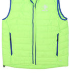RALPH LAUREN Mens Green Jacket M Polyester Blend Quilted Sleeveless Zip