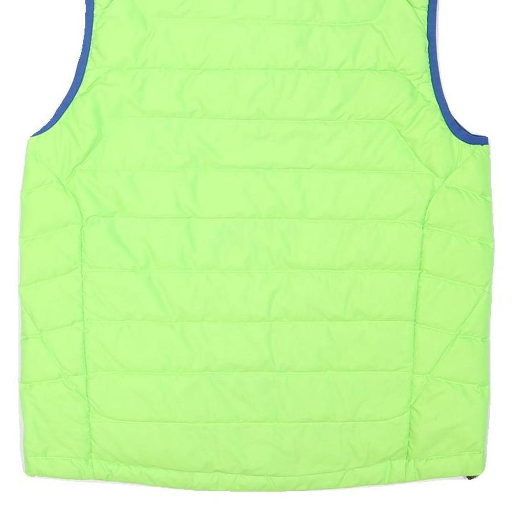 RALPH LAUREN Mens Green Jacket M Polyester Blend Quilted Sleeveless Zip