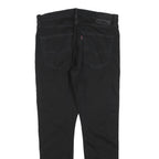 LEVI'S 512 BIG E Mens Jeans Black Slim Skinny Denim W36 L32 Classic Zip Pockets