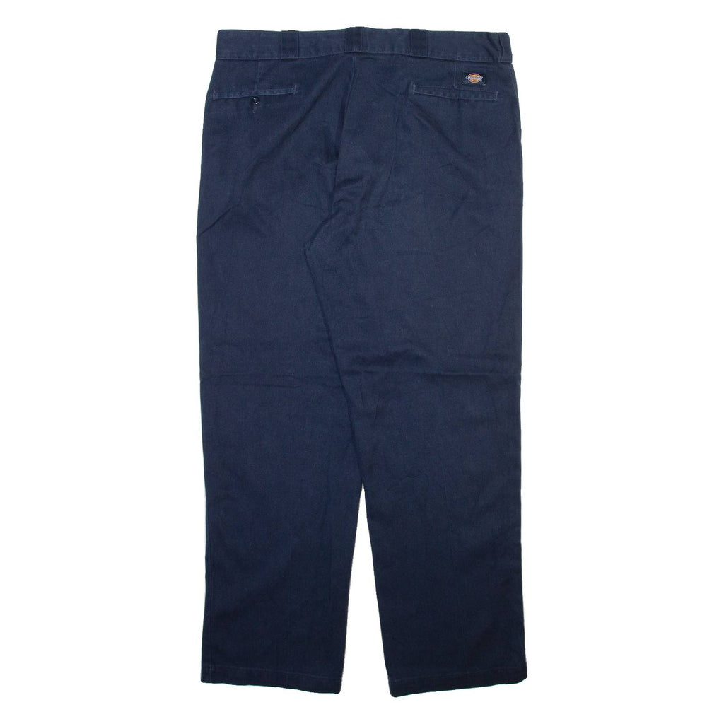 DICKIES 874 Workwear Mens Trousers Blue Regular Straight W40 L32