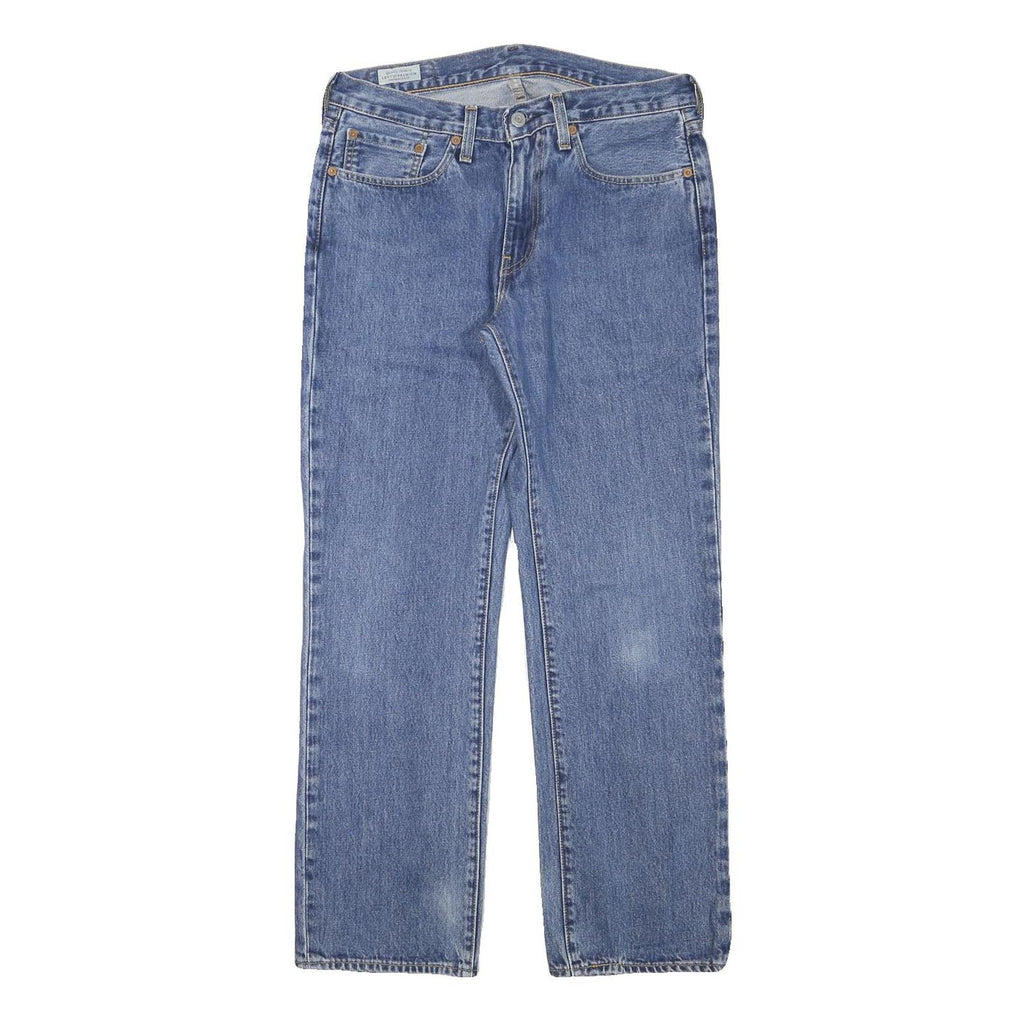 LEVI'S Mens Jeans Blue Regular Straight Denim Medium W30 L29 Casual Zip