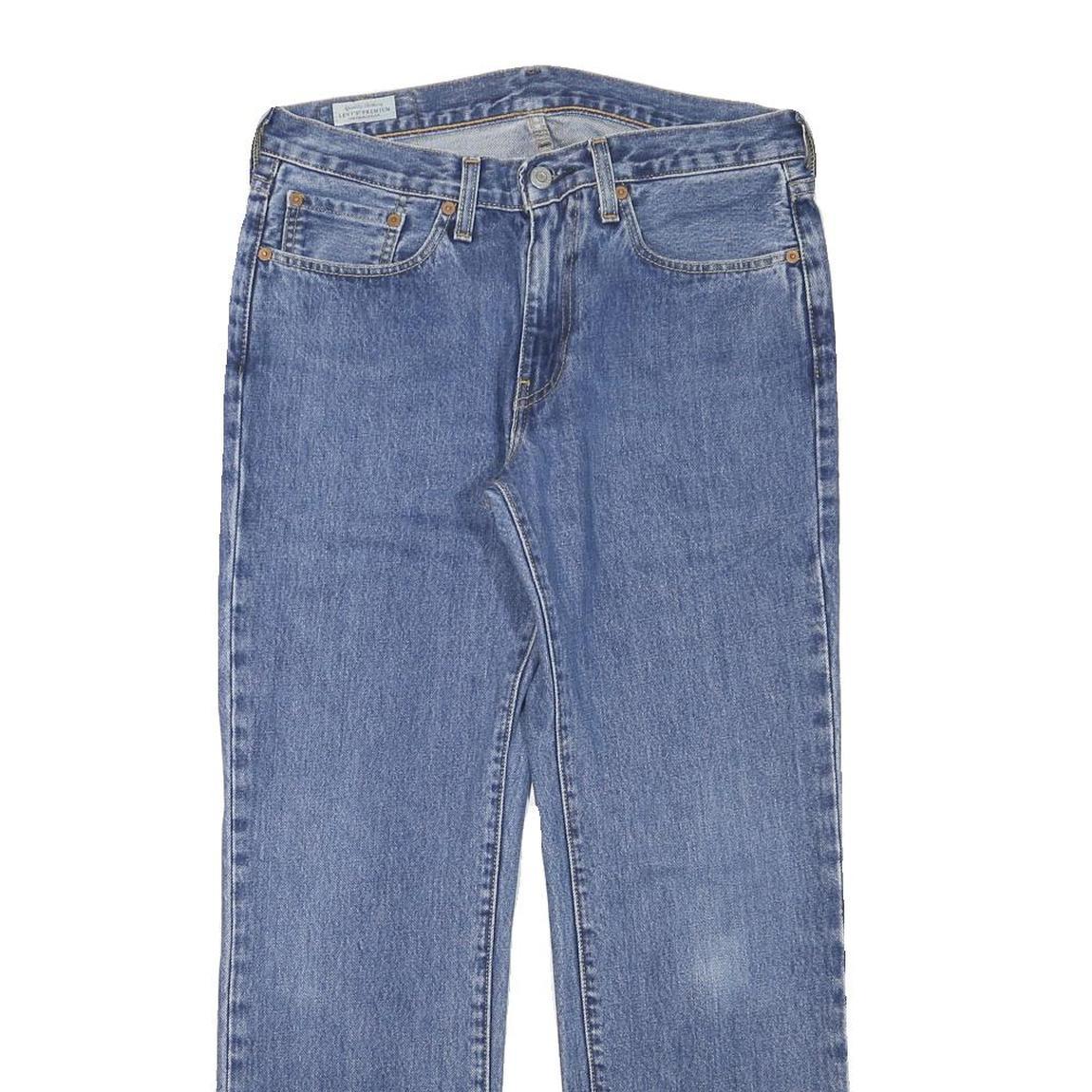 LEVI'S Mens Jeans Blue Regular Straight Denim Medium W30 L29 Casual Zip