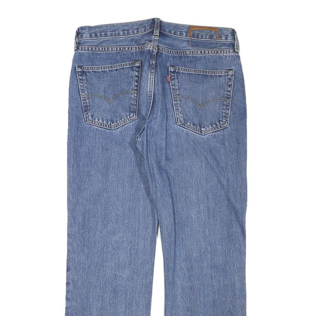 LEVI'S Mens Jeans Blue Regular Straight Denim Medium W30 L29 Casual Zip