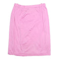 LUISA SPAGNOLI Womens Pink Pencil Knee Length Cotton Blend Plain M Elegant