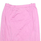 LUISA SPAGNOLI Womens Pink Pencil Knee Length Cotton Blend Plain M Elegant