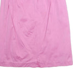 LUISA SPAGNOLI Womens Pink Pencil Knee Length Cotton Blend Plain M Elegant