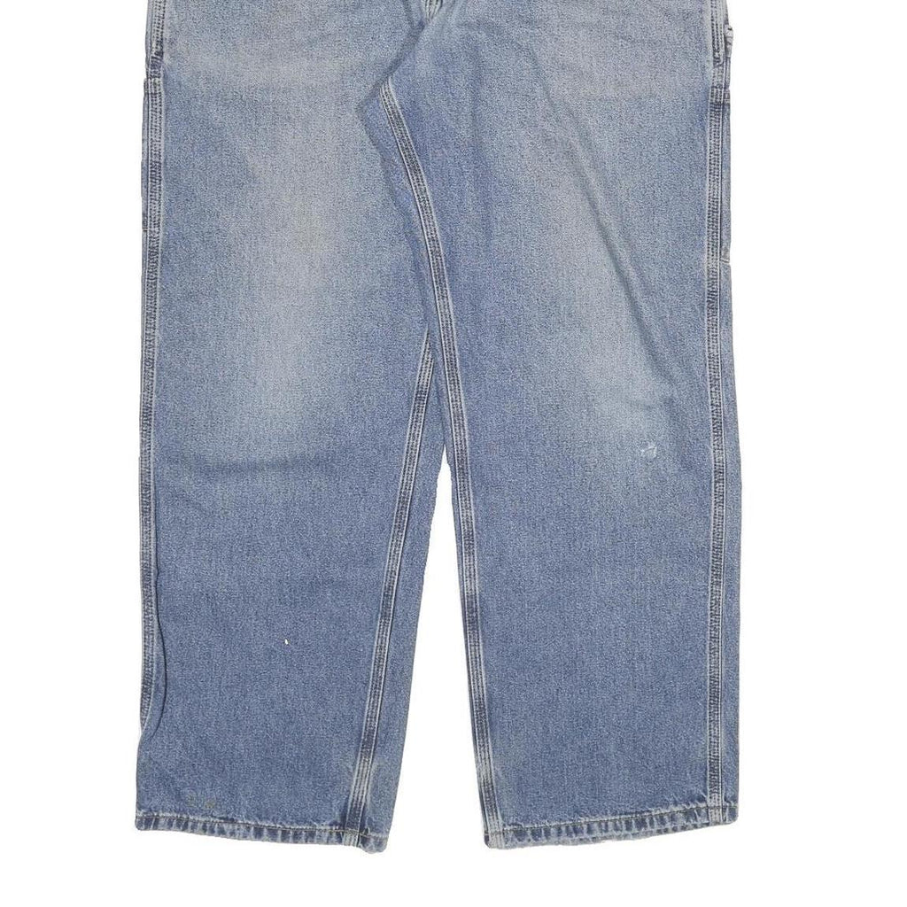 CARHARTT Mens Jeans Blue Relaxed Straight Denim Medium W34 L29 Workwear