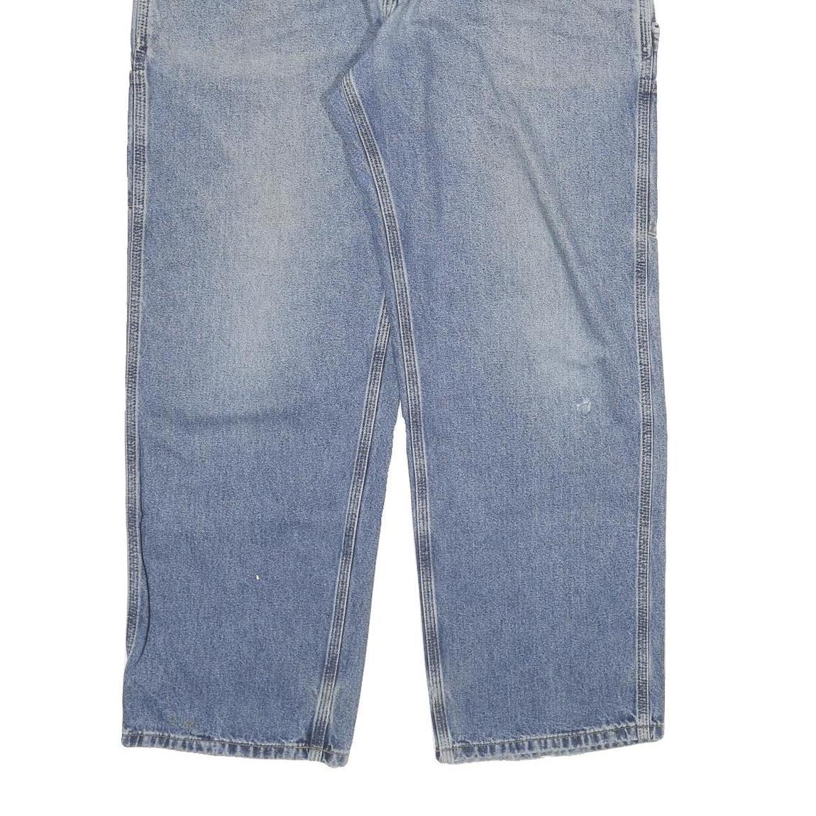 CARHARTT Mens Jeans Blue Relaxed Straight Denim Medium W34 L29 Workwear