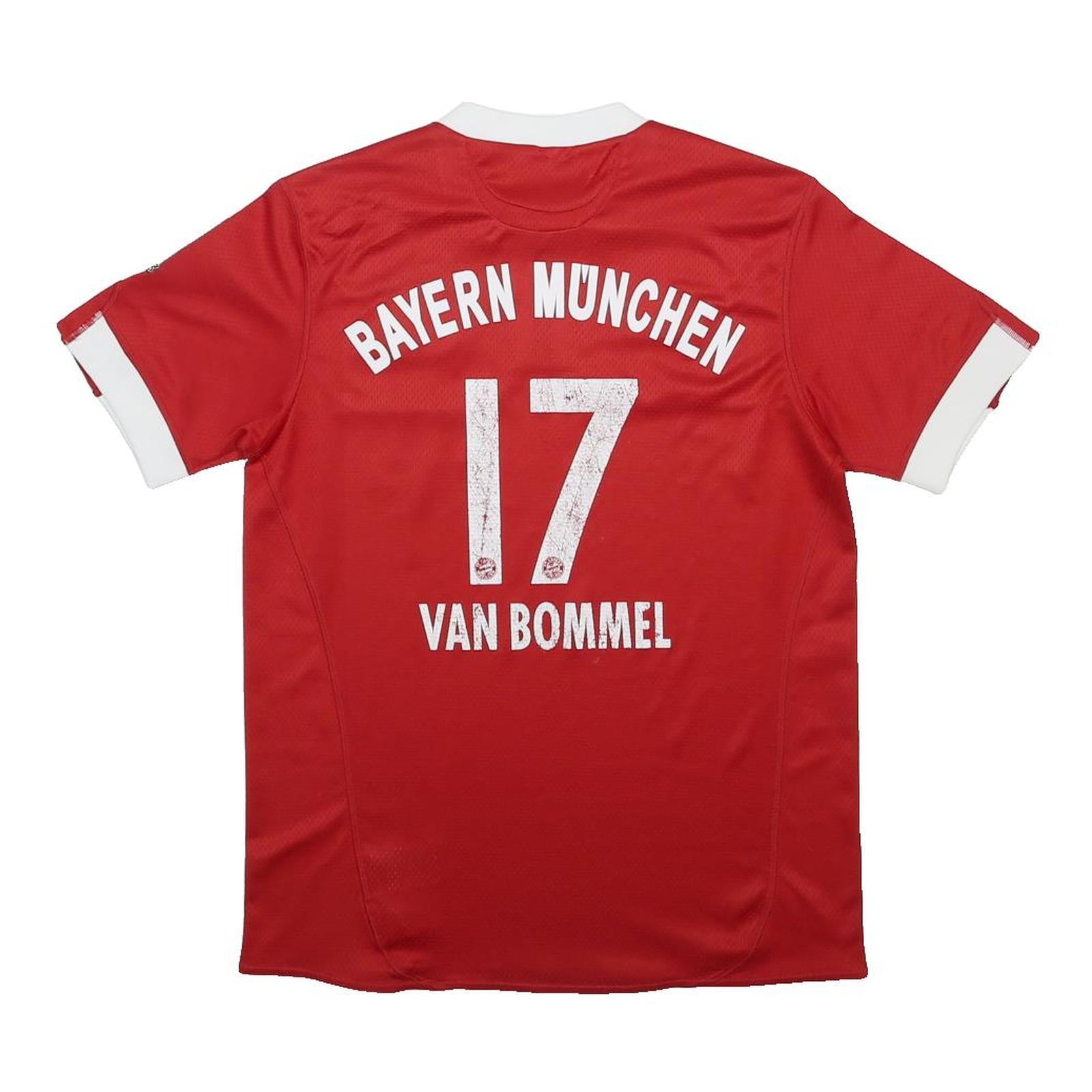 ADIDAS Boys Red Bayern Munchen Football Shirt XL Short Sleeve Crew Neck