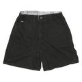 LEE Mens Black Casual Shorts M W30 Elastic Waist Cotton Blend Comfort
