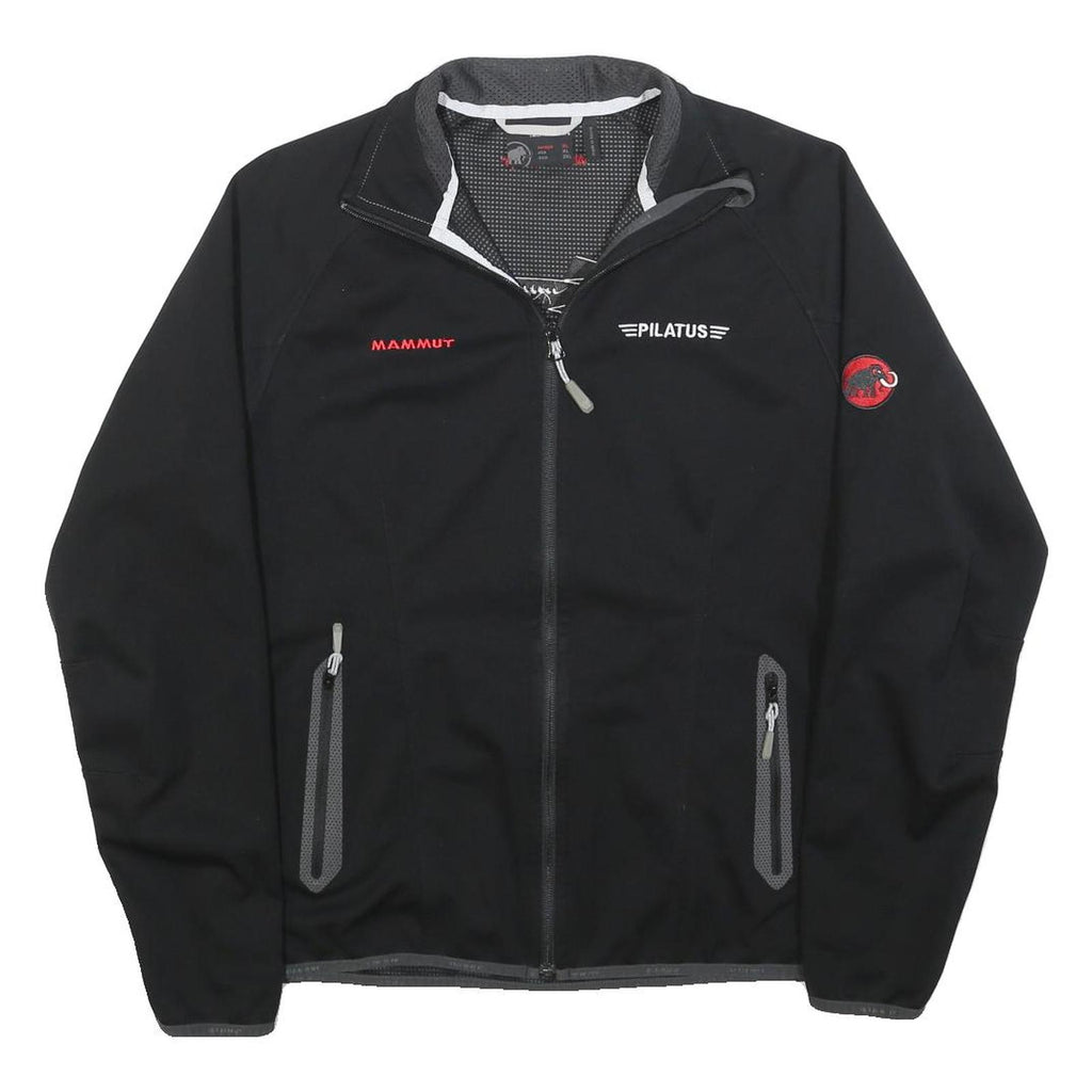 MAMMUT Womens Black Pilatus Jacket XL Polyester Blend Zip Outdoor Sportswear