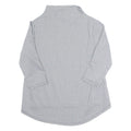 Womens Printed Top Black High Neck 3/4 Sleeve Gingham S