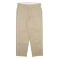 DICKIES Mens Trousers Beige Regular Straight W34 L27