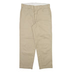DICKIES Mens Trousers Beige Regular Straight W34 L27