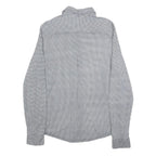 LEVI'S Mens Blue Check Shirt M Cotton Long Sleeve Casual Button Closure