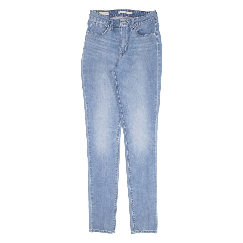 LEVI'S 721 BIG E High Rise Womens Jeans Blue Slim Skinny W24 L30