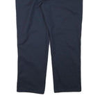 DICKIES Mens Cotton Blend Navy Regular Straight Trousers W40 L30 Workwear