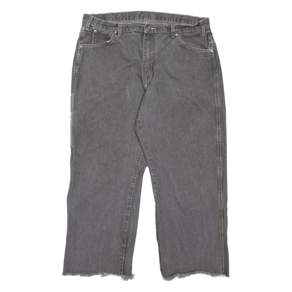 DICKIES Workwear Mens Jeans Grey Loose Tapered W38 L27