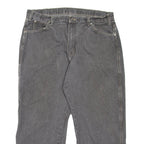 DICKIES Workwear Mens Jeans Grey Loose Tapered W38 L27