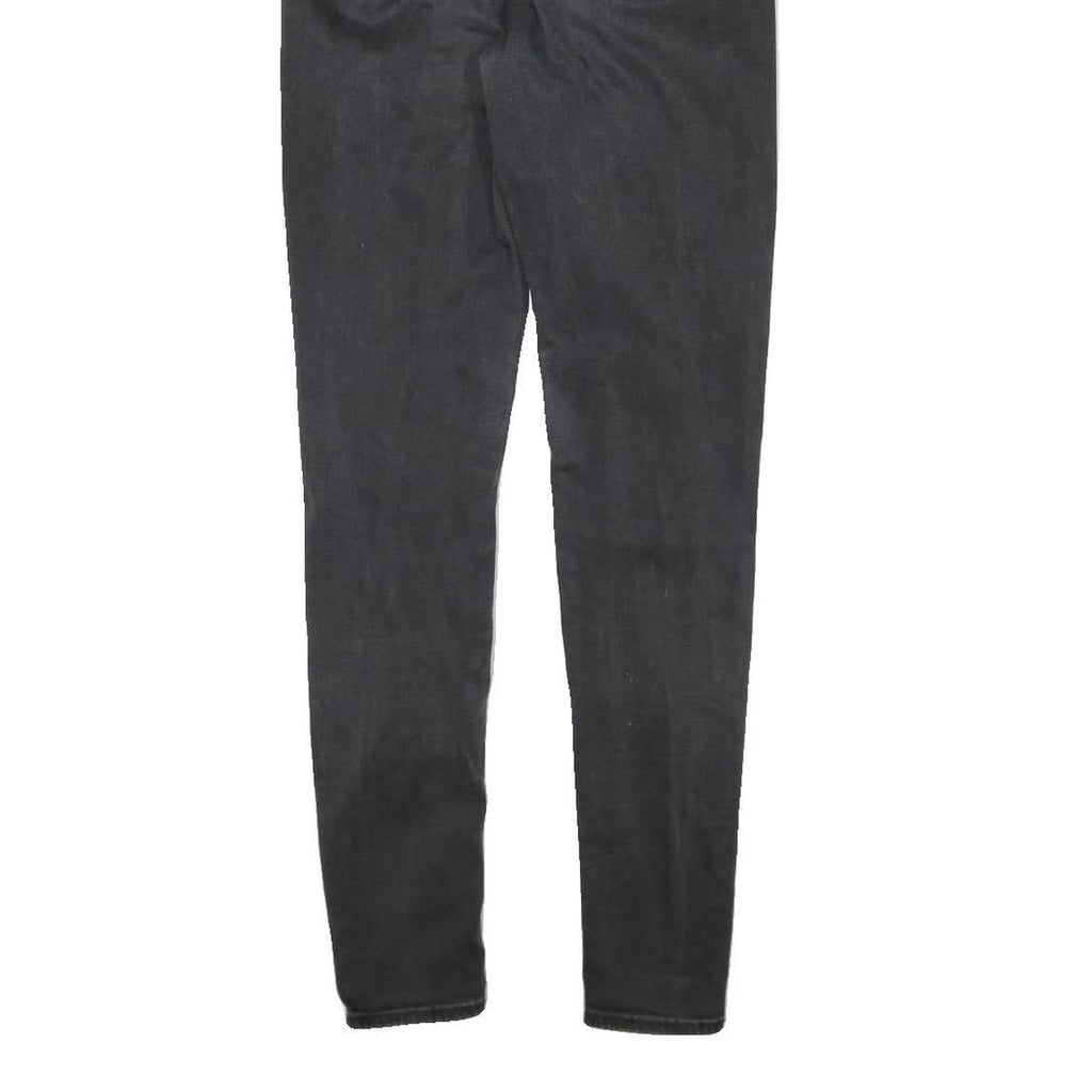 LEVI'S Womens Jeans Black Slim Skinny Denim Medium W26 L30 Stretch Zip