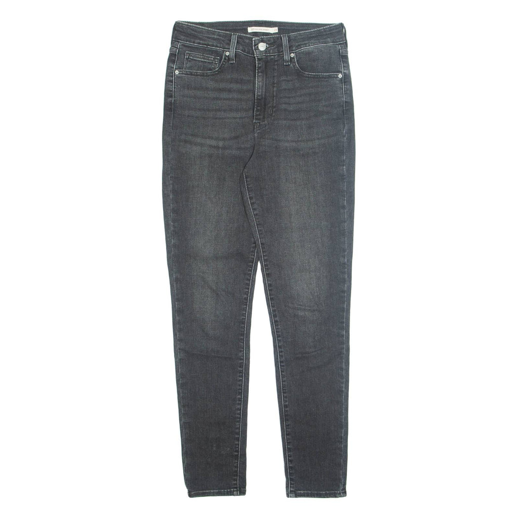 LEVI'S 721 Womens Jeans Grey Regular Tapered Stone Wash W29 L30