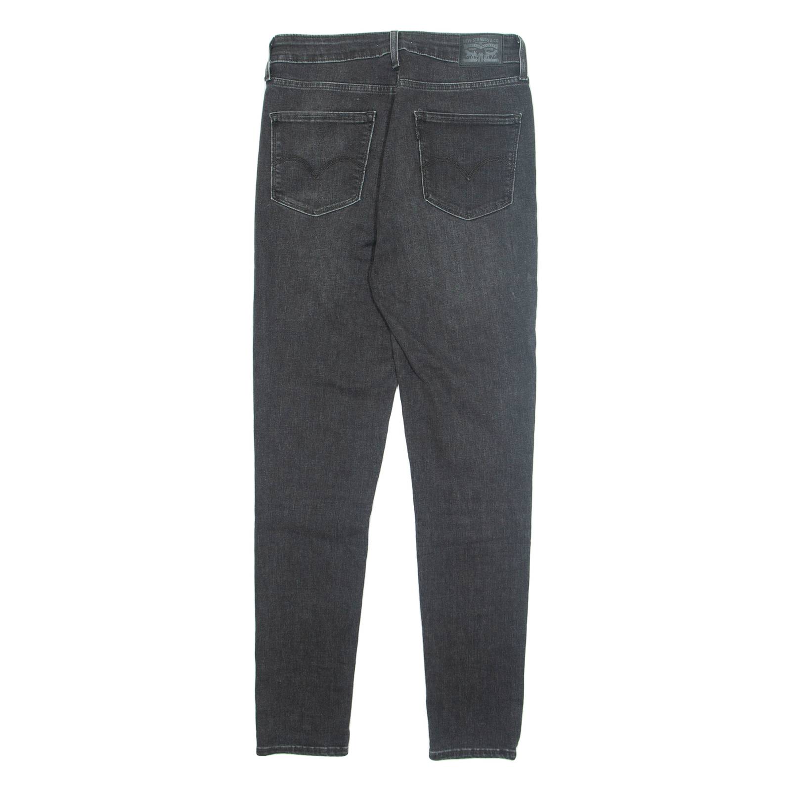 LEVI'S 721 Womens Jeans Grey Regular Tapered Stone Wash W29 L30