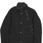 G-STAR Mens Black Wool Blend Button Jacket XL Woven Classic Winter Outerwear