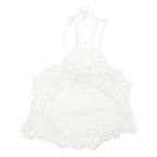 IN BLOOM Womens White Lace Sleeveless Camisole Top XL Summer Casual