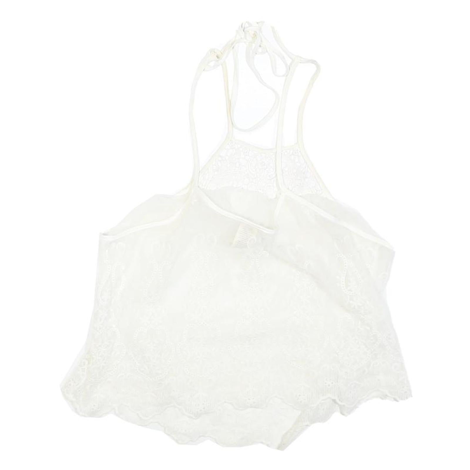 IN BLOOM Womens White Lace Sleeveless Camisole Top XL Summer Casual