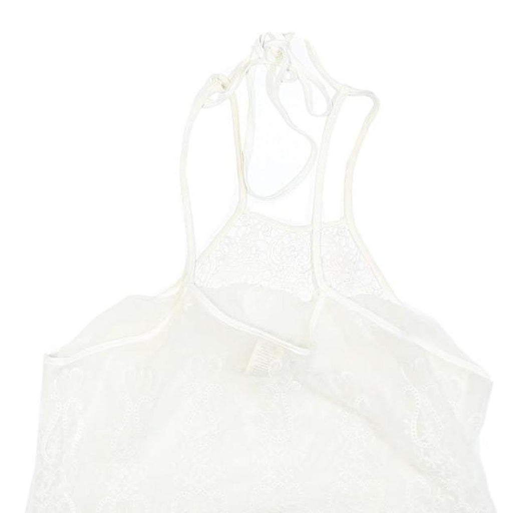 IN BLOOM Womens White Lace Sleeveless Camisole Top XL Summer Casual