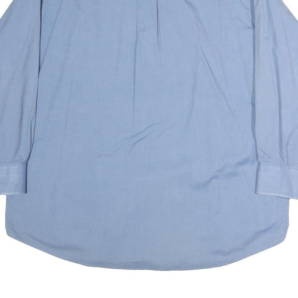 NAUTICA Mens Blue Cotton Shirt L Classic Button Down Long Sleeve Casual