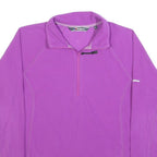BERGHAUS Womens Purple Plain Polyester Performance Jumper Pullover UK 10