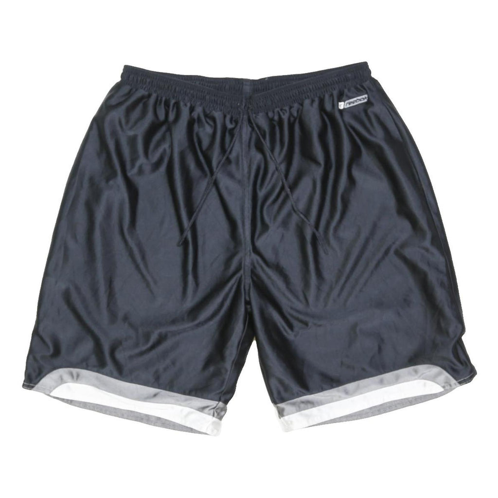 REEBOK Mens Black Casual Sports Shorts XL W32 Polyester Blend Lightweight