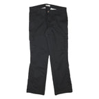 DICKIES Womens Regular Fit Black Cargo Trousers W34 L31 Practical Comfortable