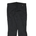 DICKIES Womens Regular Fit Black Cargo Trousers W34 L31 Practical Comfortable