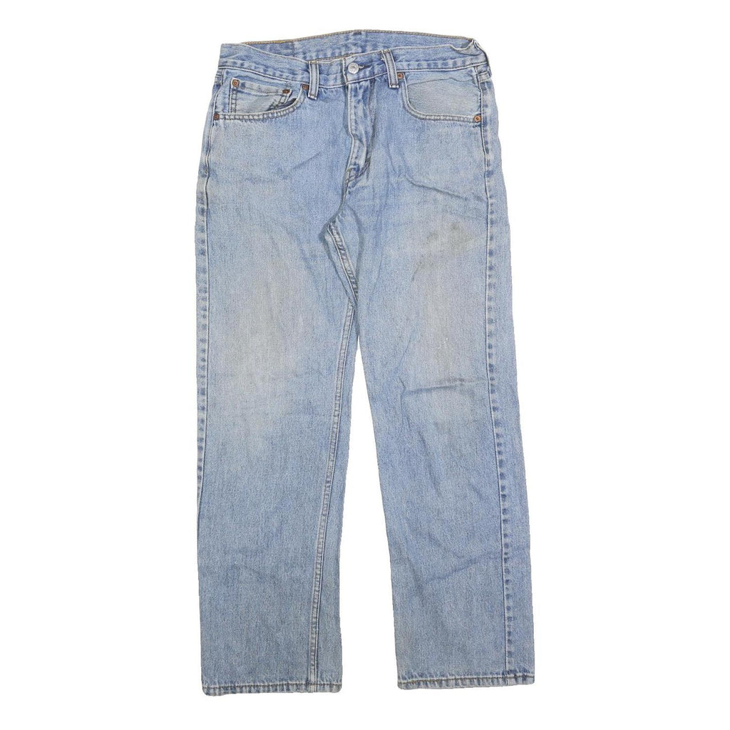 LEVI'S 505 Mens Jeans Blue Regular Straight Denim Medium W31 L30 Classic Fit