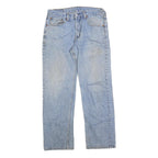 LEVI'S 505 Mens Jeans Blue Regular Straight Denim Medium W31 L30 Classic Fit