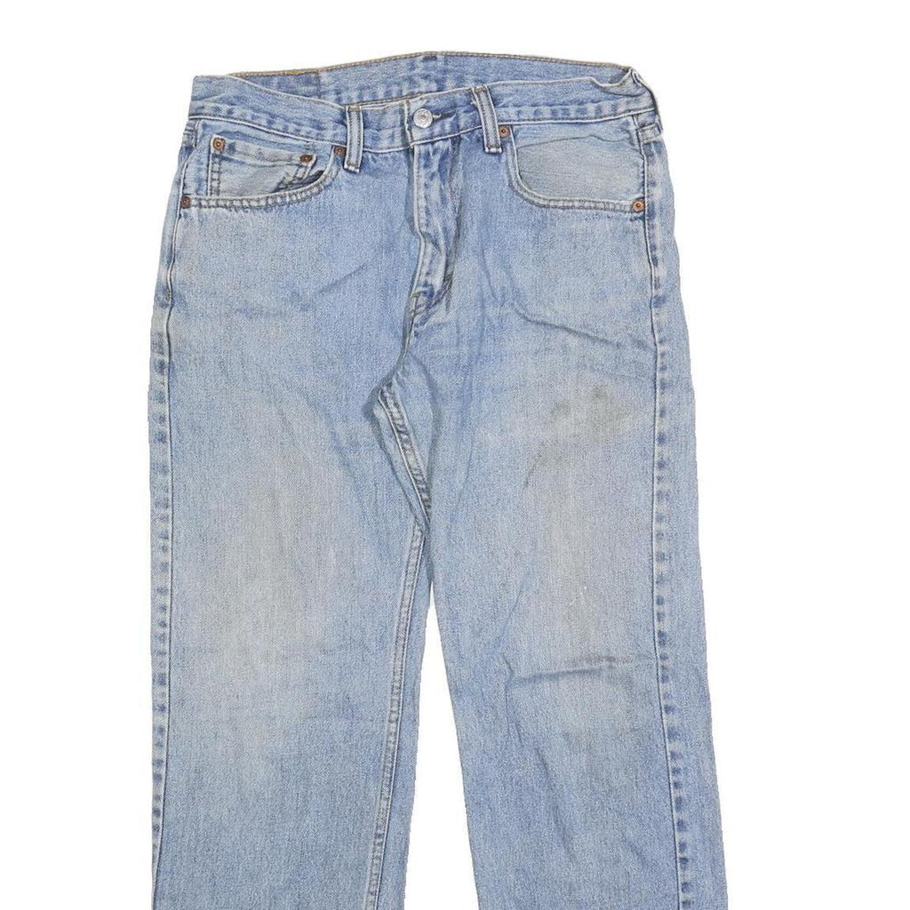 LEVI'S 505 Mens Jeans Blue Regular Straight Denim Medium W31 L30 Classic Fit